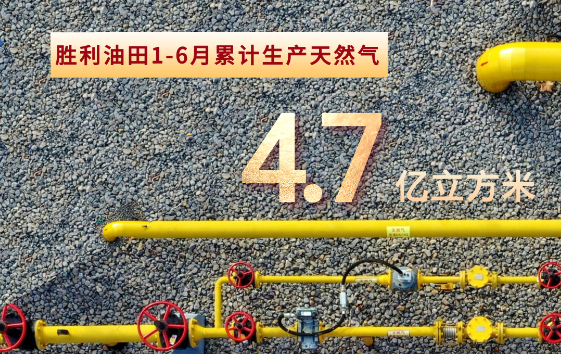 胜利油田超额完成半年目标任务！