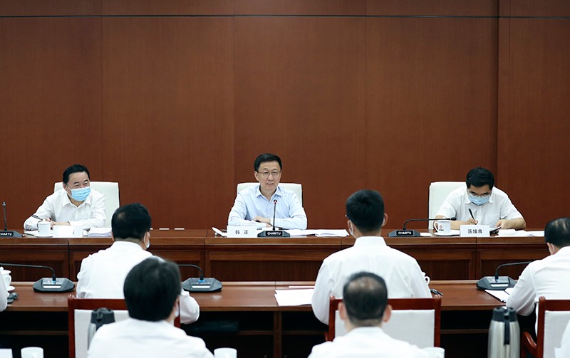 中共中央政治局常委、国务院副总理韩正在国家管网集团调研 并召开座谈会