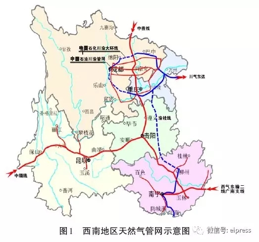 下沉区域市场，川渝云贵桂天然气管道格局及趋势